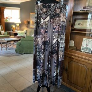 ZARA stretch knit palazzo pants